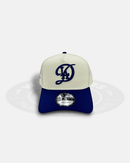 Los Angeles Dodgers Chrome Visor 9FORTY A-Frame Snapback Hat