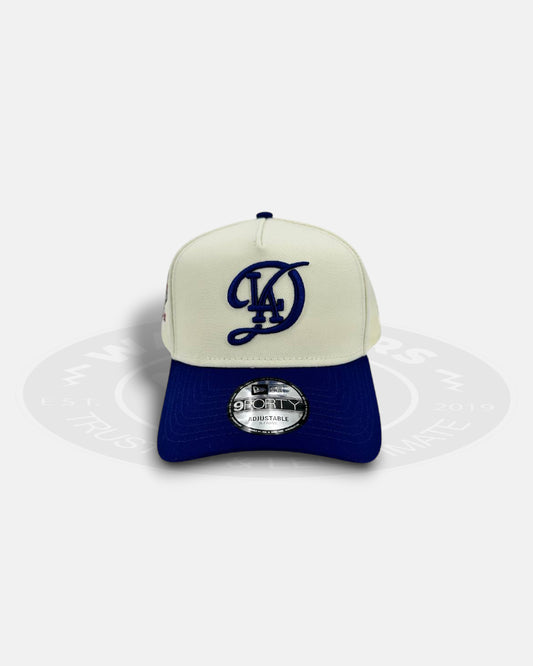 Los Angeles Dodgers Chrome Visor 9FORTY A-Frame Snapback Hat