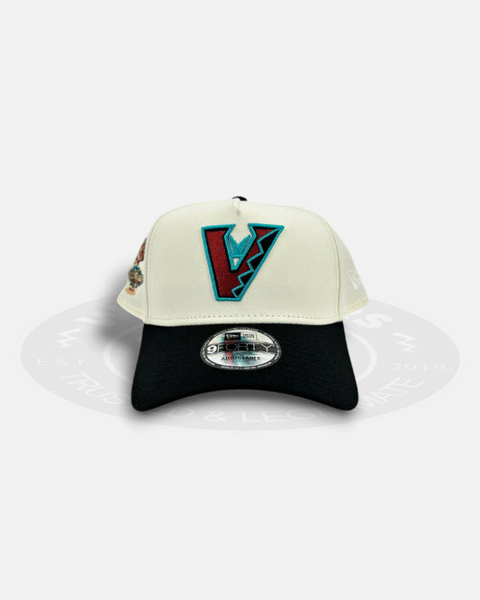 Arizona Diamondbacks Chrome Visor 9FORTY A-Frame Snapback Hat