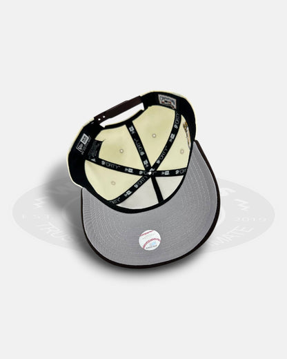 San Diego Padres Chrome Visor 9FORTY A-Frame Snapback Hat