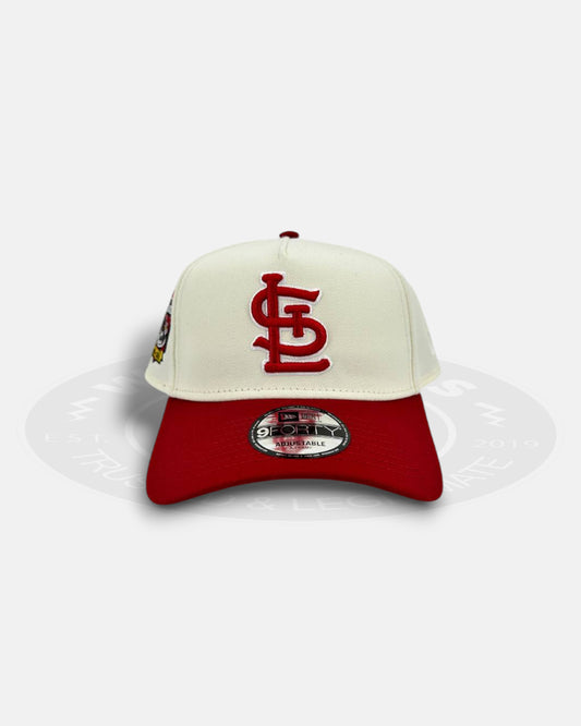 St. Louis Cardinals Chrome Visor 9FORTY A-Frame Snapback Hat