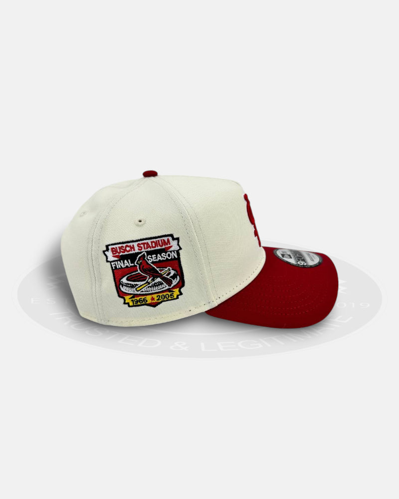 St. Louis Cardinals Chrome Visor 9FORTY A-Frame Snapback Hat