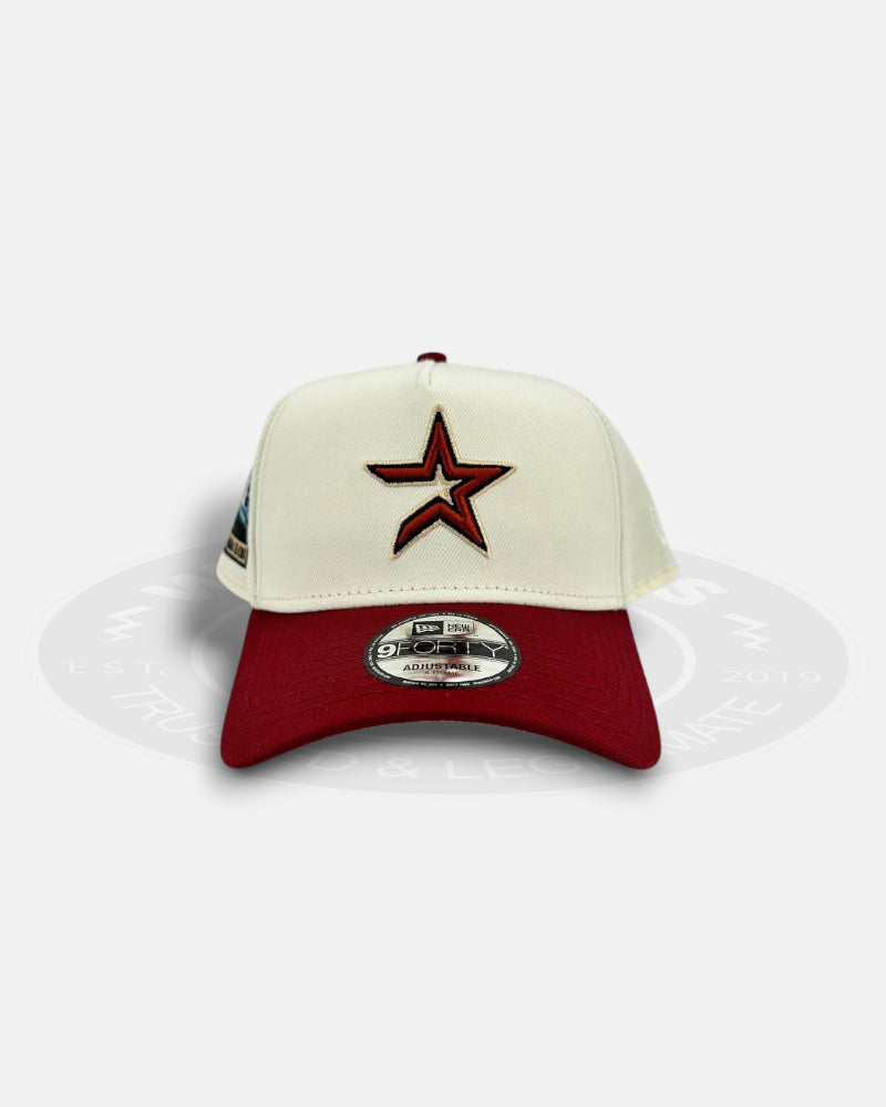 Houston Astros Chrome Visor 9FORTY A-Frame Snapback Hat