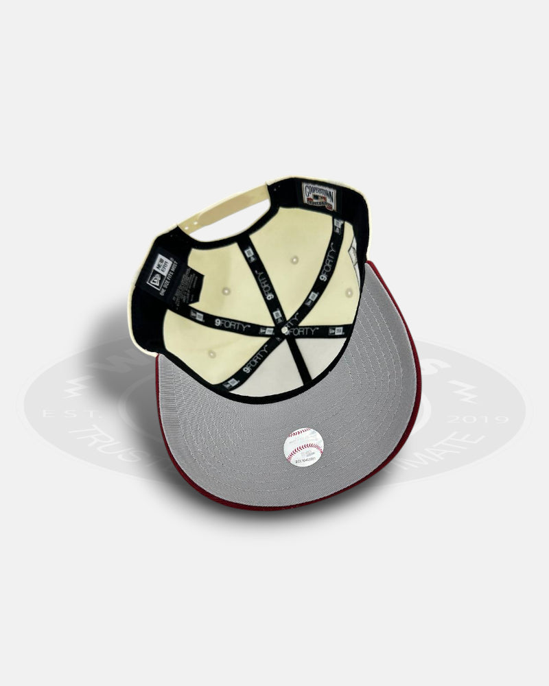 Houston Astros Chrome Visor 9FORTY A-Frame Snapback Hat