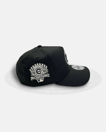 Chicago Cubs 1990 All-Star Silver Liquid Titanium 9FORTY A-Frame Snapback Hat