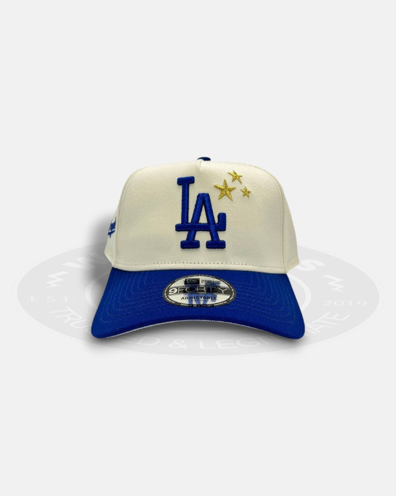 Los Angeles Dodgers 3 Star Two Tone 9Forty A-Frame Snapback Hat