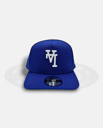 Los Angeles Dodgers Upside Down Chrome Blue 9Fifty A-Frame Snapback Hat