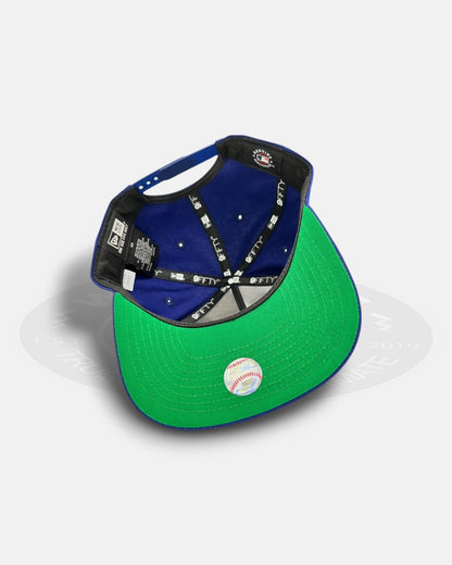 Los Angeles Dodgers Upside Down Chrome Blue 9Fifty A-Frame Snapback Hat
