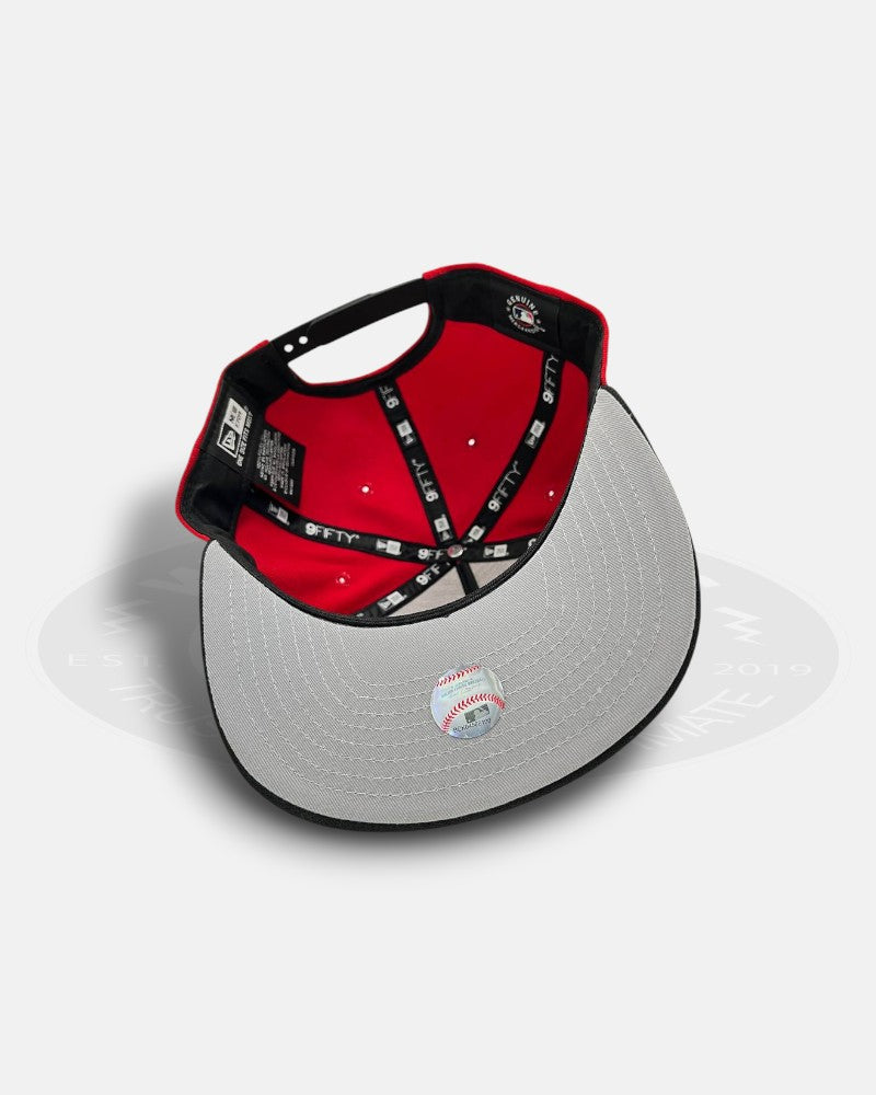 Los Angeles Dodgers Upside Down Two Tone Red/Black 9Fifty A-Frame Snapback Hat