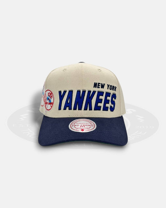 New York Yankees Script Team Logo Pro Crown Snapback Hat