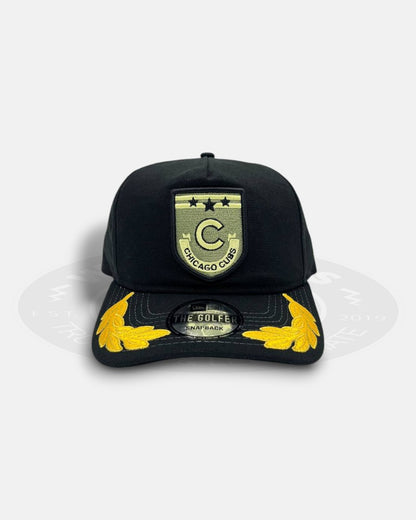Chicago Cubs 3 Star Wreath The Golfer Snapback Hat