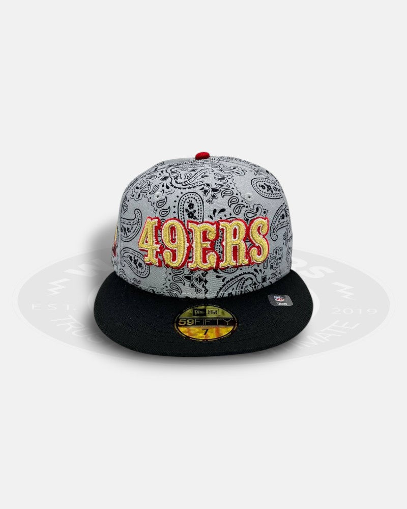 San Francisco 49ers Paisley 1946-1986 40th Year 59Fifty Fitted Hat