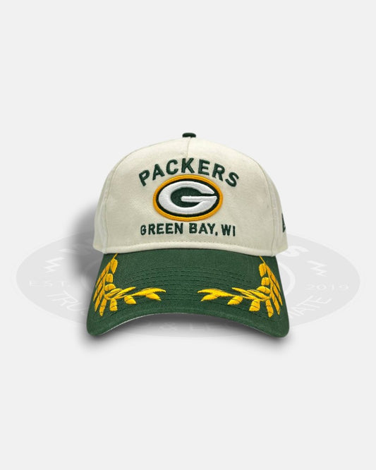 Green Bay Packers Wreath Collection 9Twenty Adjustable Strapback Hat