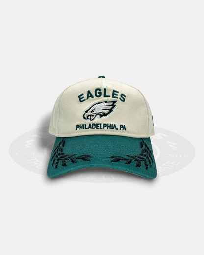 Philadelphia Eagles Wreath Collection 9Twenty Adjustable Strapback Hat