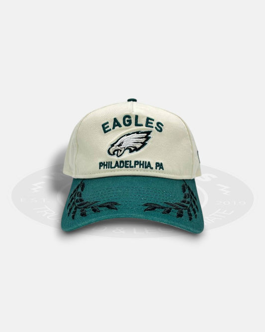 Philadelphia Eagles Wreath Collection 9Twenty Adjustable Strapback Hat