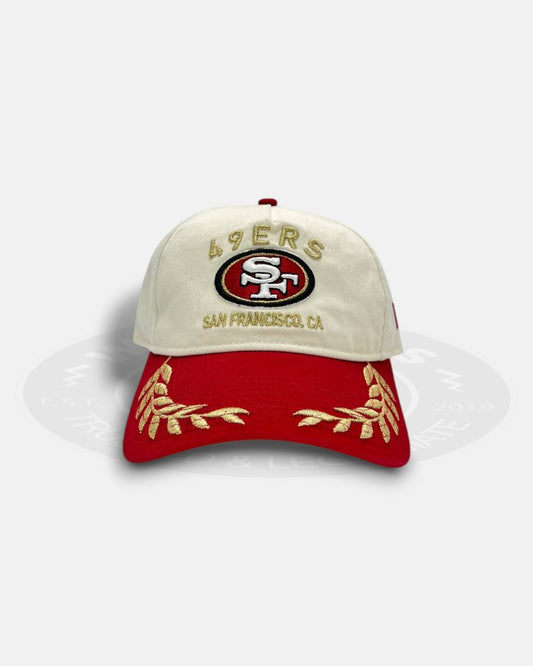 San Francisco 49ers Wreath Collection 9Twenty Adjustable Strapback Hat