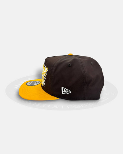 San Diego Padres Retro Block Script Golfer Snapback Hat