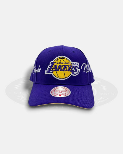 Los Angeles Lakers NBA Champion Overall Logo Pro Crown Snapback Hat