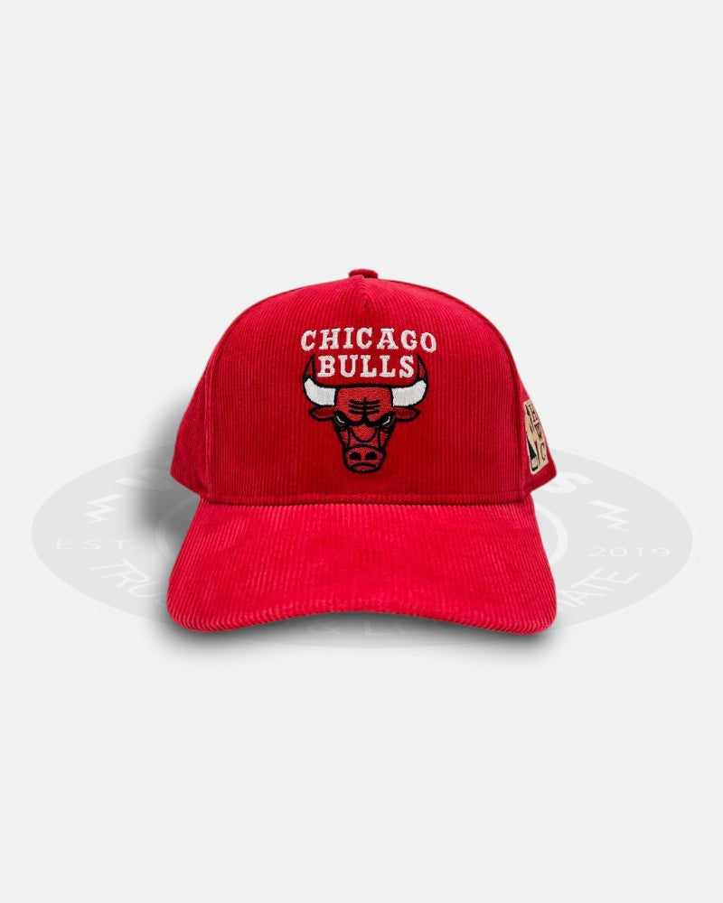 Mitchell & Ness Chicago Bulls Heritage Cord Corduroy Pro Pinch Snapback Hat