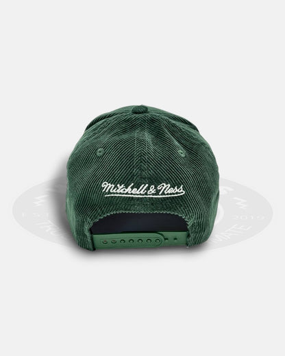 Seattle Supersonics Hard Wood Classic Collection Corduroy Pro Pinch Fit Snapback Hat