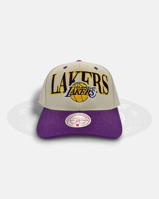 Los Angeles Lakers Team Logo Pro Crown Snapback Hat