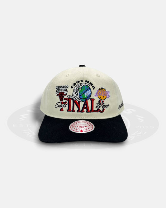 Chicago Bulls East vs Los Angeles Lakers West 1991 NBA Finals Deadstock Fit Snapback Hat