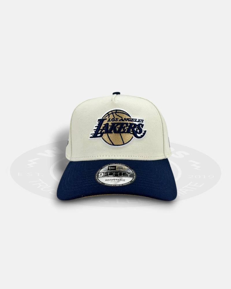 Los Angeles Lakers Harbor Blue 9FORTY A-Frame Snapback Hat