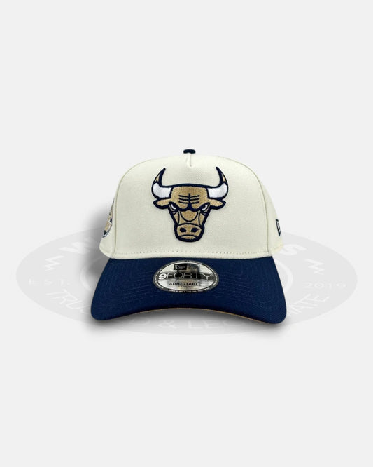 Chicago Bulls Harbor Blue 9FORTY A-Frame Snapback Hat