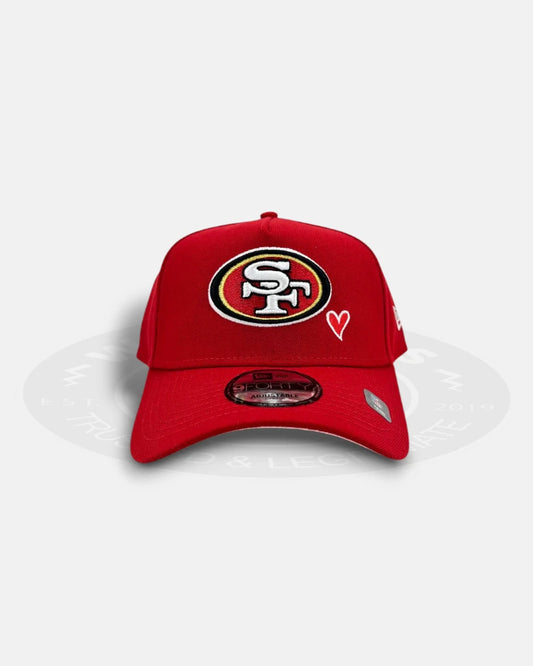 San Francisco 49ers Love Hearts 9Forty A-Frame Snapback Hat