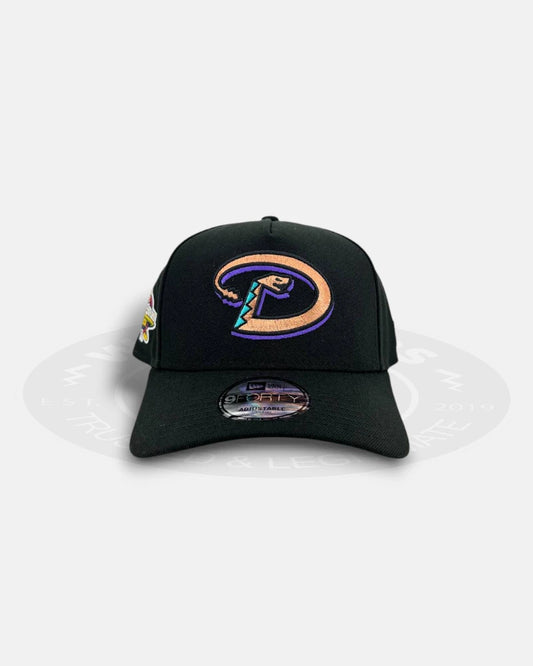 Arizona Diamondbacks 2001 World Series Black 9Forty A-Frame Snapback Hat