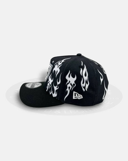 Las Vegas White Flames 9Forty A-Frame Snapback Hat