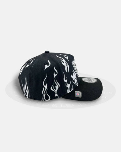 Las Vegas White Flames 9Forty A-Frame Snapback Hat
