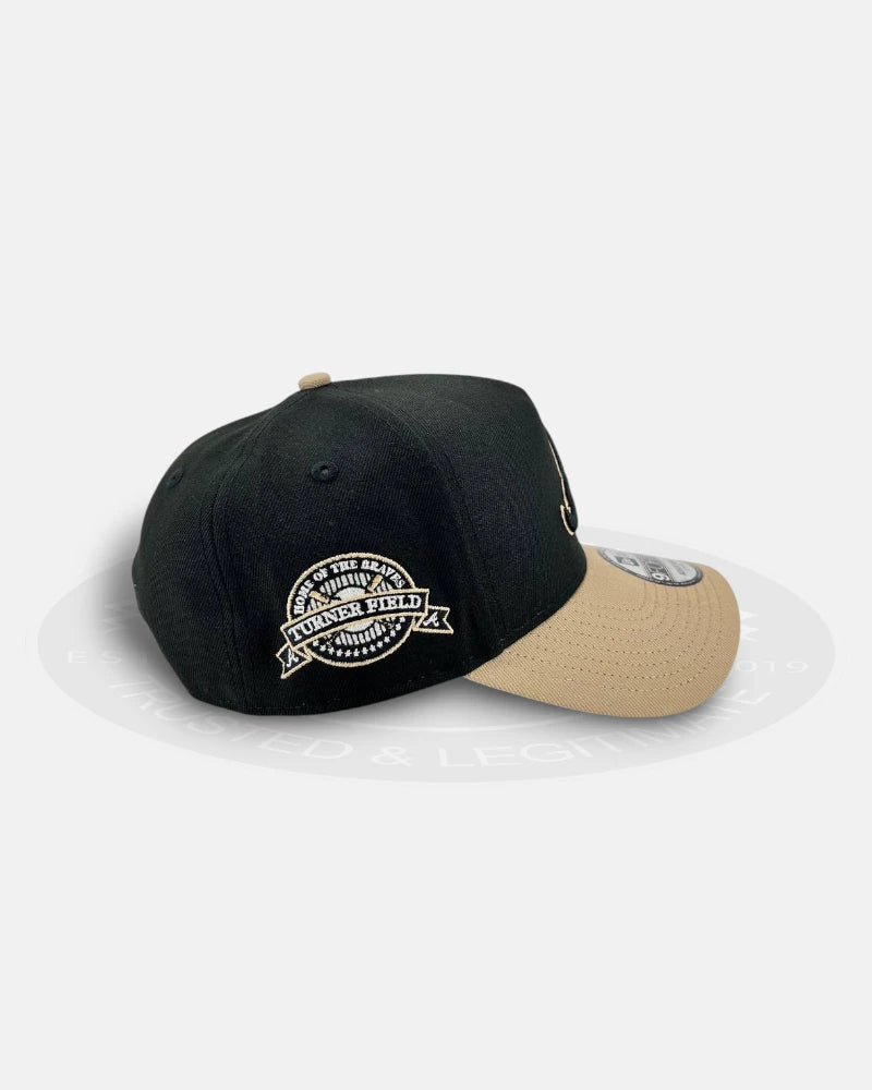 Atlanta Braves Midnight Dunes 9FORTY A-Frame Snapback Hat