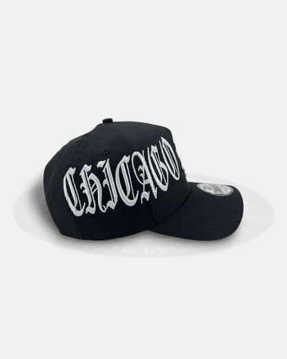 Chicago White Sox Oversized Gothic All Over 9FORTY A-Frame Snapback Hat