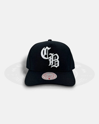 Chicago Bulls Gothic Letters Pro Pinch Snapback Hat