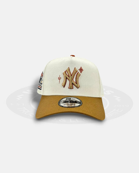New York Yankees Desert Flame 9FORTY A-Frame Snapback Hat