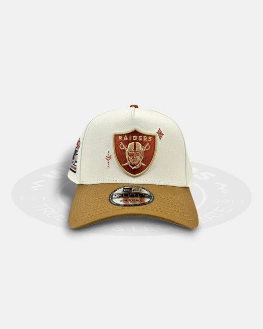 Las Vegas Raiders Desert Flame 9FORTY A-Frame Snapback Hat