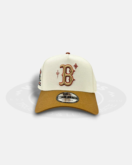 Boston Red Sox Desert Flame 9FORTY A-Frame Snapback Hat