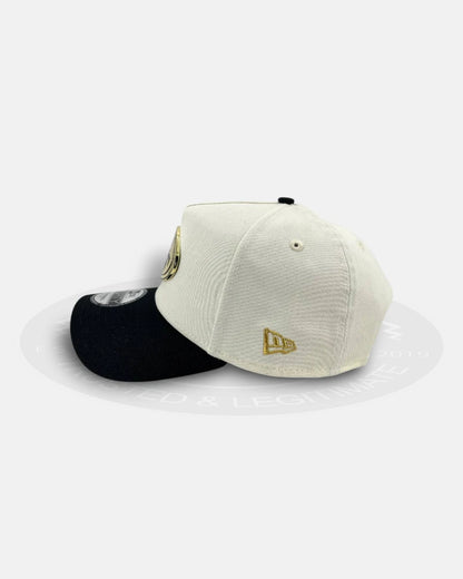 San Francisco 49ers Metal Badge Chrome Two Tone 9FORTY A-Frame Snapback Hat