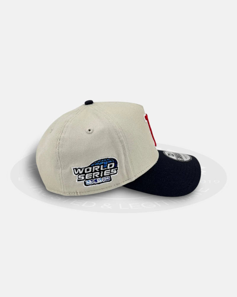 Boston Red Sox 2004 World Series Stone Chrome Two Tone 9FORTY A-Frame Snapback Hat