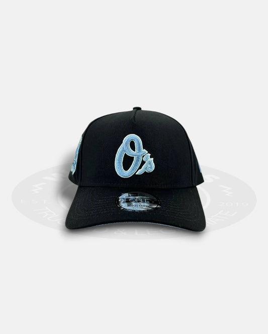 Baltimore Orioles Blue Frost 9FORTY A-Frame Snapback Hat