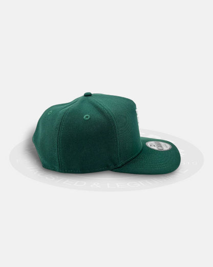 Los Angeles Dodgers Upside Down Green Pre Curved 9FIFTY A-Frame Snapback Hat