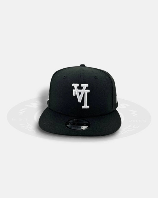 Los Angeles Dodgers Upside Down Black Side Patch 9FIFTY Snapback Hat