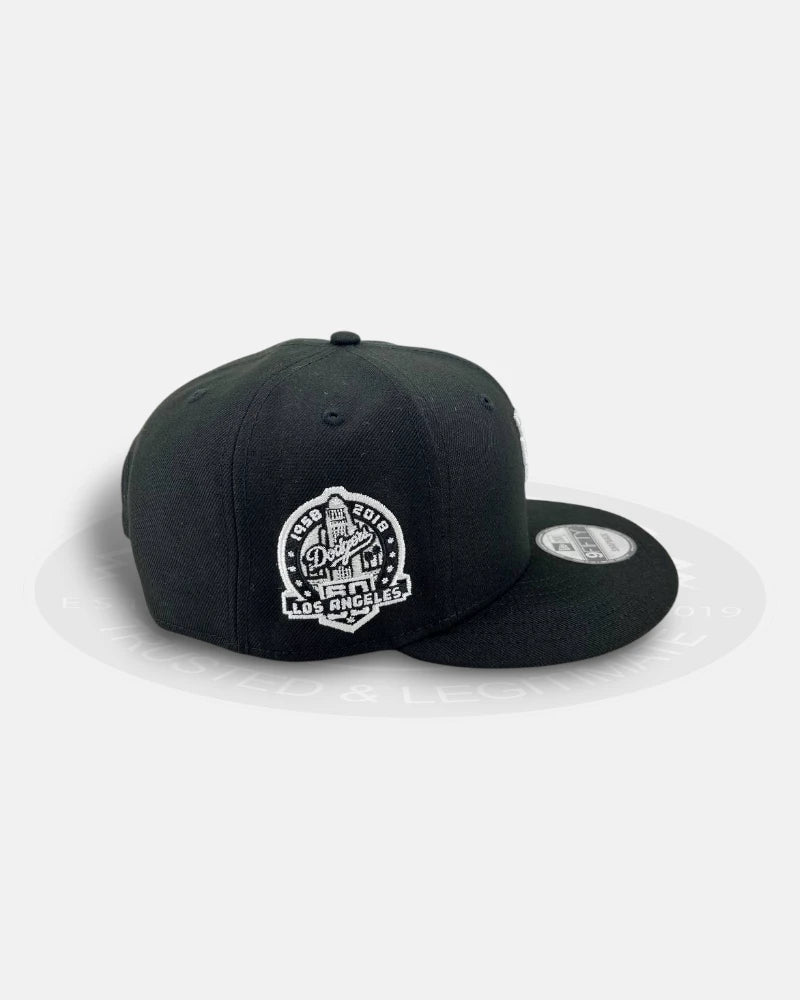 Los Angeles Dodgers Upside Down Black Side Patch 9FIFTY Snapback Hat