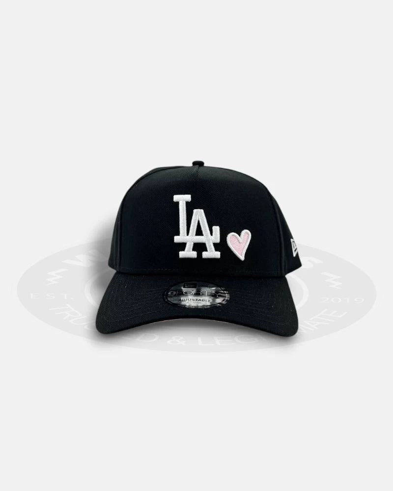 Los Angeles Dodgers Valentines Heart 9FORTY A-Frame Snapback Hat