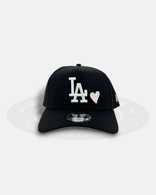 Los Angeles Dodgers Valentines Heart 9FORTY A-Frame Snapback Hat