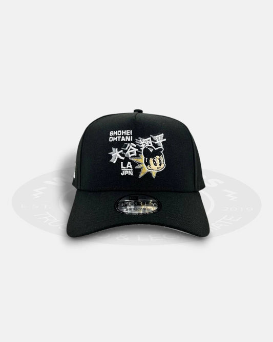 Los Angeles Dodgers Shohei Ohtani Black 9FORTY A-Frame Snapback Hat