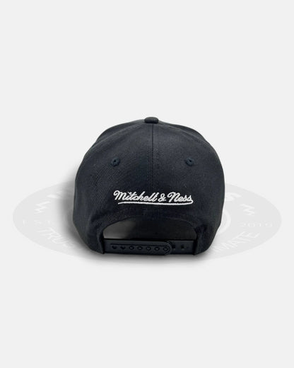 Philadelphia 76ers HWC Black Pro Pinch Snapback Hat