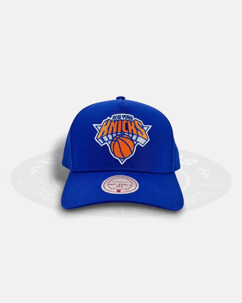 New York Knicks HWC Blue Team Color Pro Pinch Snapback Hat