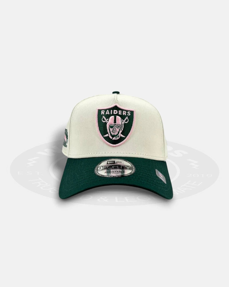Las Vegas Raiders Neon Forest 9FORTY A-Frame Snapback Hat